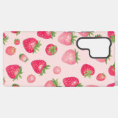 Strawberry Time Sweet Berry Pattern Phone Case Samsung Galaxy Hülle (Rückseite (Horizontal))