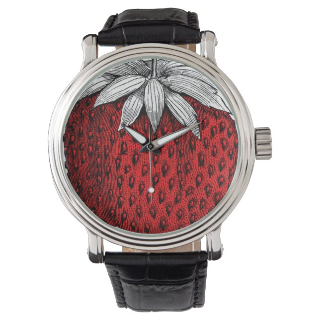 Strawberry Time Watch Armbanduhr (Vorderseite)