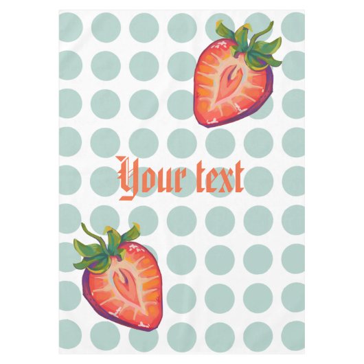 Strawberry tischdecke (Vorderseite)