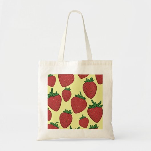 Strawberry Tote Bag Tragetasche (Vorne)