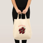 Strawberry Tote Bag Tragetasche (Vorderseite (Produkt))