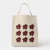 Strawberry Tote Bag Tragetasche (Rückseite)