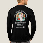 Strawberry Traum Hase Tri-Blend Shirt (Rückseite)