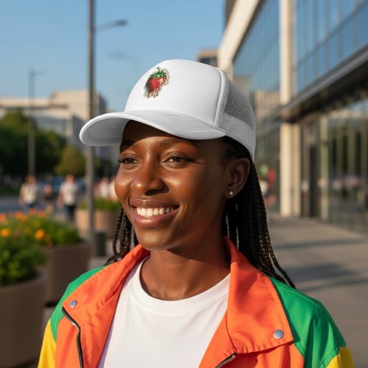 Strawberry Trucker Hat Truckerkappe