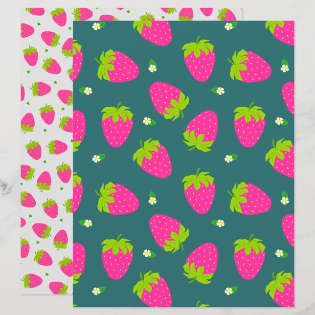 Strawberry Turquoise Blue (Vorne/Hinten)