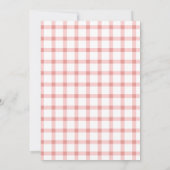 Strawberry Two Sweet Birthday Party Einladung (Rückseite)