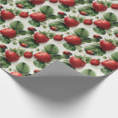 Strawberry und Ladybug Seamless Pattern Geschenkpapier (Ecke)
