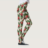 Strawberry und Ladybug Seamless Pattern Leggings (Rechts)