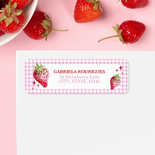 Strawberry und Pink Gingham Karos