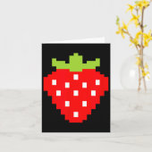 Strawberry Video Game Player 1 Karte (Gelbe Blume)