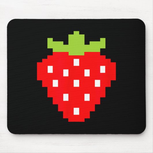 Strawberry Video Game Player 1 Mousepad (Vorne)