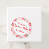 Strawberry Vielen Dank Berry Much Geschenkanhänger (Beispiel)