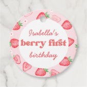 Strawberry Vielen Dank Berry Much Geschenkanhänger (Vorderseite)