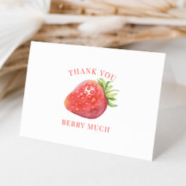 Strawberry Vielen Dank Berry Vielen Dank für Ihre Dankeskarte