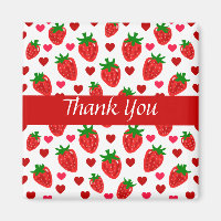 Strawberry Vielen Dank Magnete