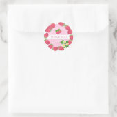 Strawberry Vielen Dank, Sticker (Tasche)