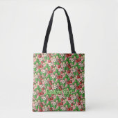 Strawberry Vine Pattern Tote Bag Tasche (Vorderseite)