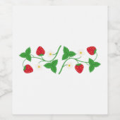 Strawberry Vine Weinetikett (Einzelnes Label)