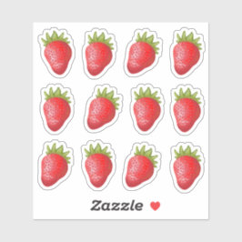 Strawberry Vinyl Stickers Aufkleber