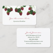 Strawberry-Visitenkarte Visitenkarte (Vorne/Hinten)