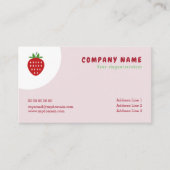 Strawberry-Visitenkarte Visitenkarte (Vorderseite)