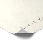 Strawberry (von Louis C.C. Krieger) Poster (Ecke)