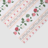 Strawberry Wallpaper - Greta Seidenpapier (Ausschnitt)