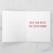 Strawberry Warmth Birthday Christian Card Karte (Innenseite)