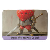 Strawberry Warrior Badematte (Vorderseite)