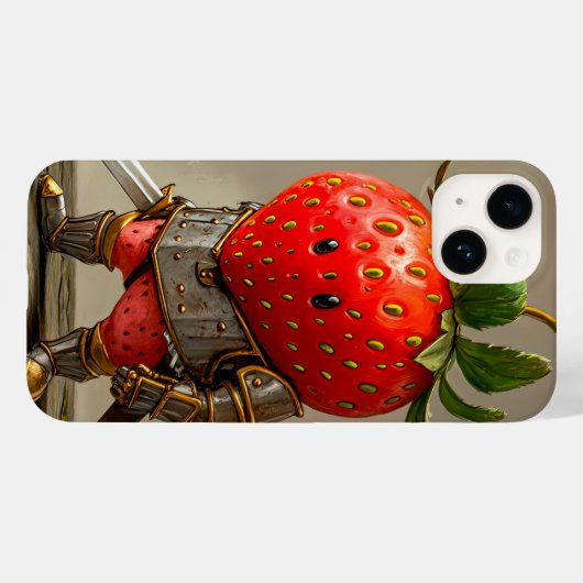 Strawberry Warrior Case-Mate iPhone Hülle (Rückseite (Horizontal))