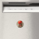 Strawberry Warrior Magnet (In Situ (Geschirrspüler))