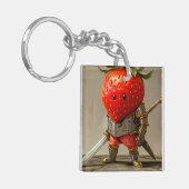 Strawberry Warrior Schlüsselanhänger (Vorderseite links)