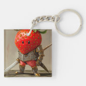 Strawberry Warrior Schlüsselanhänger (Rückseite)