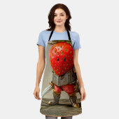 Strawberry Warrior Schürze (Getragen)