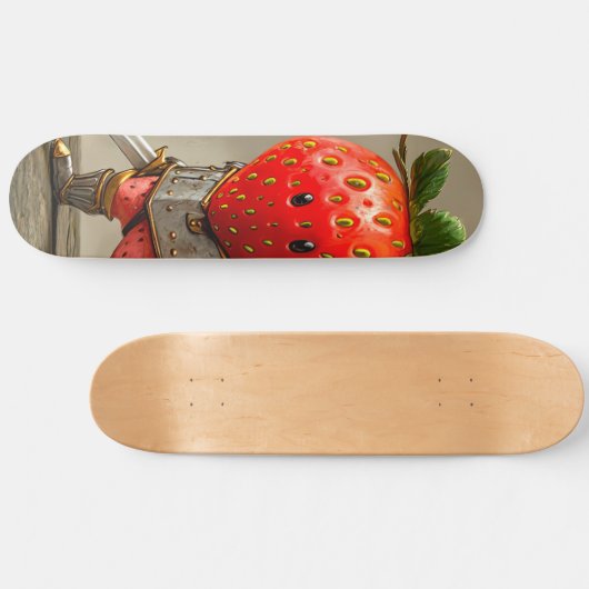 Strawberry Warrior Skateboard (Horizontal)
