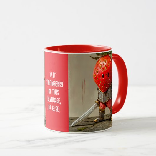 Strawberry Warrior Tasse (VorderseiteRechts)