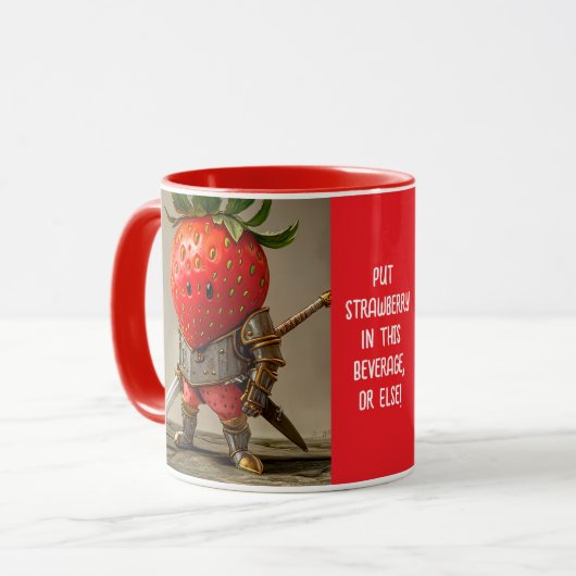 Strawberry Warrior Tasse (Vorderseite Links)