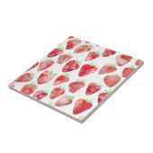 Strawberry Watercolor Fliese (Seite)