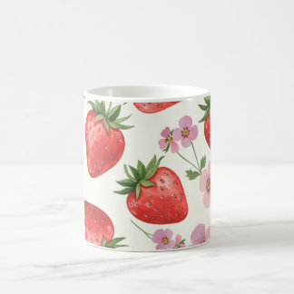 Strawberry Watercolor Mug Kaffeetasse