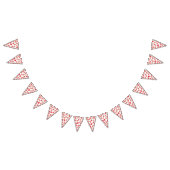 Strawberry Watercolor Party Wimpelkette (Alle)