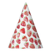 Strawberry Watercolor Partyhütchen (Links)
