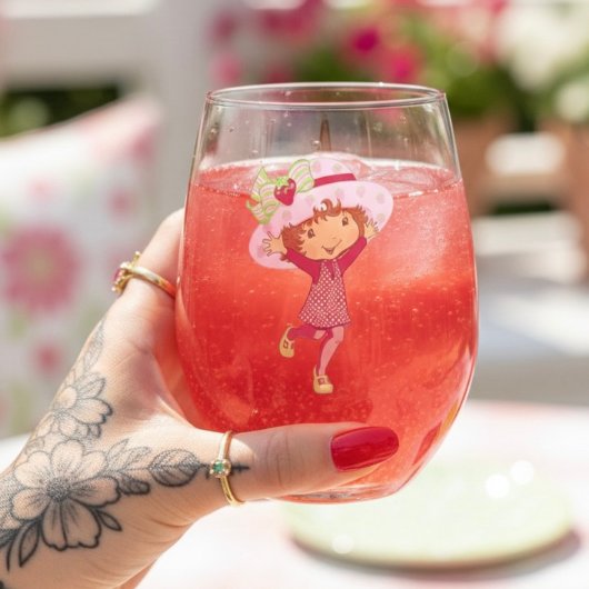 Strawberry Weinglas Ohne Stiel