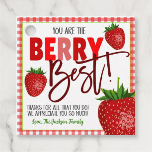 Strawberry-Wertungstift Geschenkanhänger