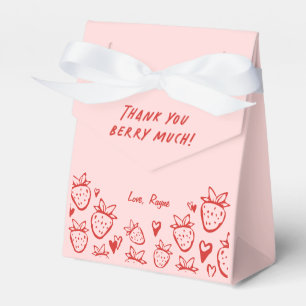 Strawberry Whimsical Coquette Girls Geburtstag Geschenkschachtel