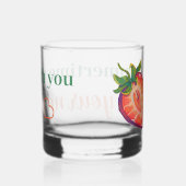 Strawberry  whiskyglas (Rechts)