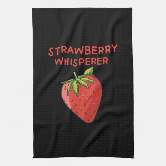 Strawberry Whisperer Geschirrtuch (Vertikal)