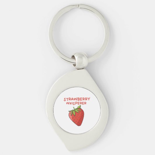 Strawberry Whisperer Schlüsselanhänger (Vorderseite)