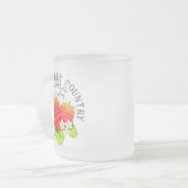 Strawberry White Mattglastasse (Vorderseite Links)