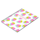 Strawberry White Notizblock (Linke Seite)