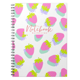 Strawberry White Notizblock